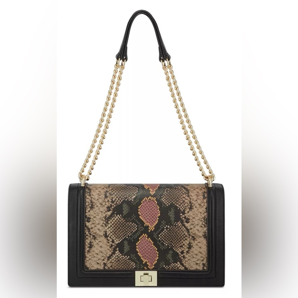 I.N.C. International Concepts® Ajae Flap Crossbody Snake 🐍 Print Purse 👜